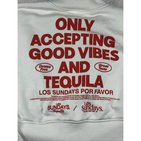 Los Sundays Tops - Los Sundays Tequila Crop Top Long Sleeve Sweatshirt Streetwear Size XS Graphic